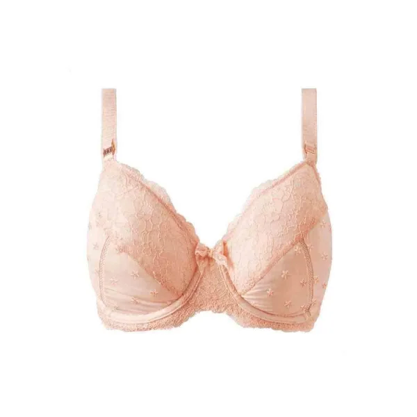 Soutien-gorge grand maintien poudre Louange rose Brigitte Bardot