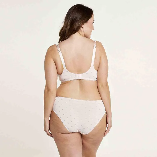 Soutien-gorge grand maintien poudre Louange rose Brigitte Bardot