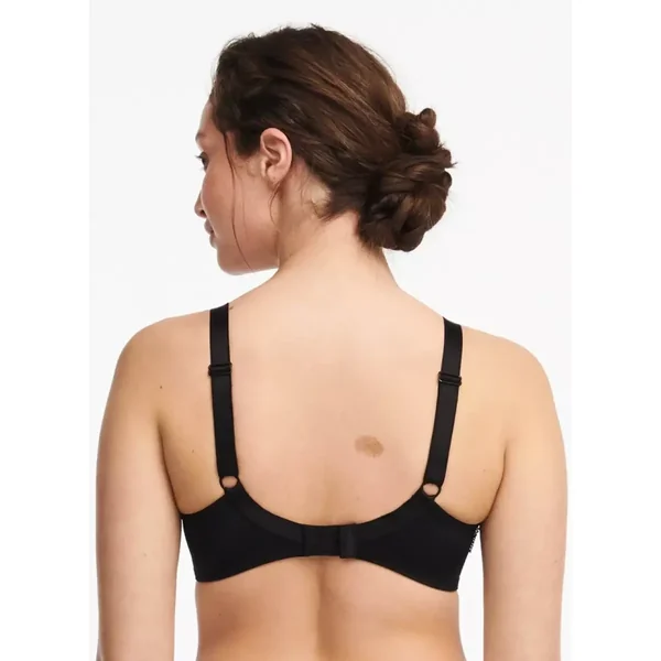 Soutien-gorge grand maintien sans armatures noir Chantelle Hedona