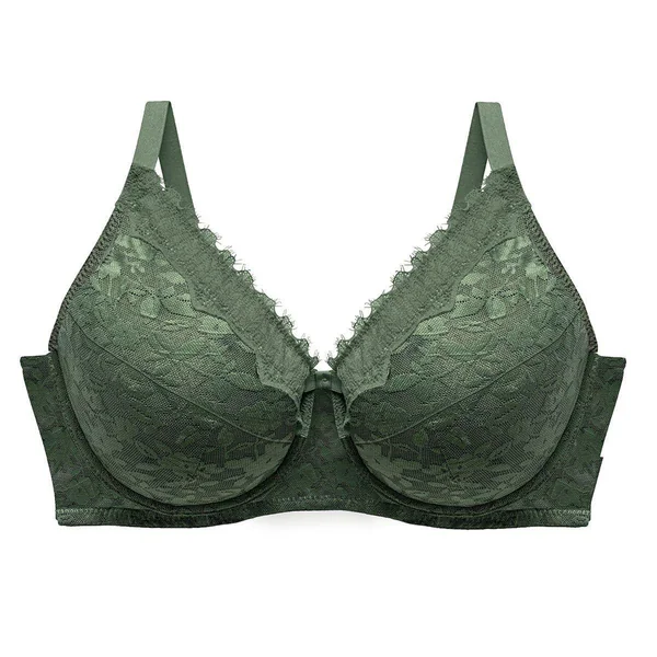 Soutien-gorge grand maintien vert Pamoison Pomm Poire