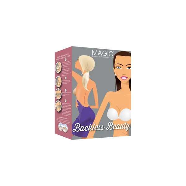 Soutien-Gorge Invisible qui s'Attache à l'Entre-Seins Noir Magic Body Fashion