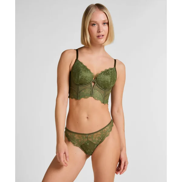 Soutien-Gorge Longline Armaturé et Rembourré Prina - Vert