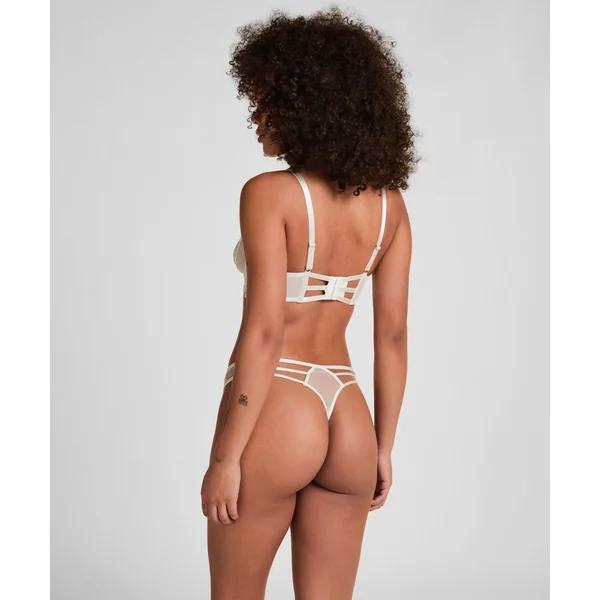 Soutien-Gorge Longline Kristina Armaturé Sans Rembourrage - Blanc