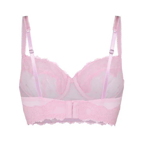 Soutien-Gorge Longline à Armatures Sans Rembourrage Camellia - Rose