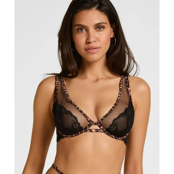 Soutien-Gorge Longline à Armatures Sans Rembourrage Tasha - Noir