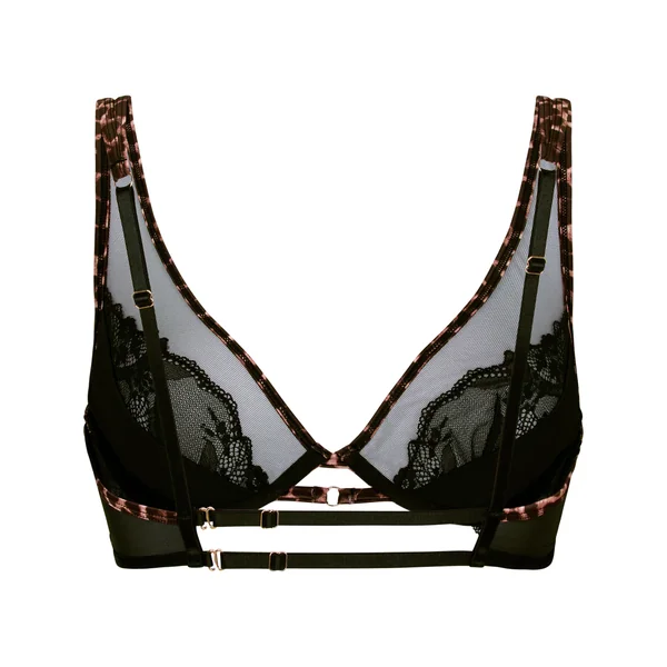 Soutien-Gorge Longline à Armatures Sans Rembourrage Tasha - Noir