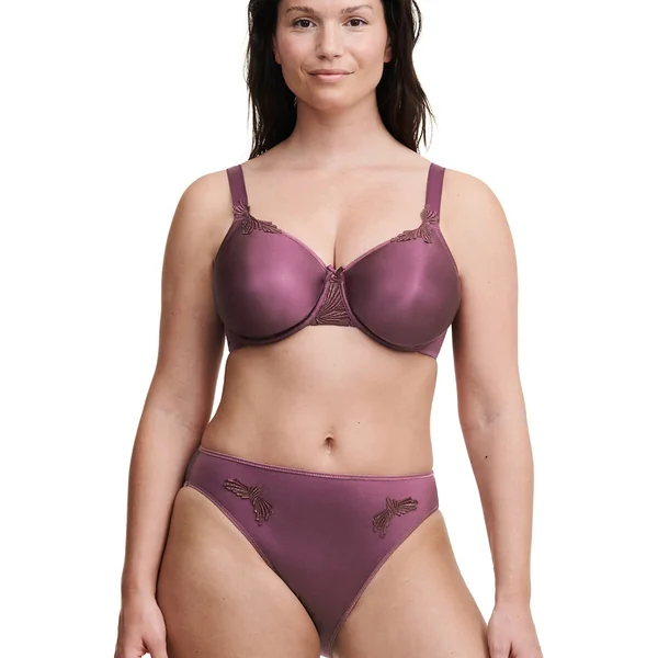 Soutien-gorge moulé enveloppant - Grenat Chantelle