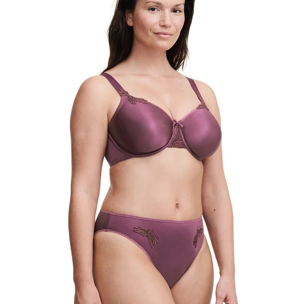 Soutien-gorge moulé enveloppant - Grenat Chantelle