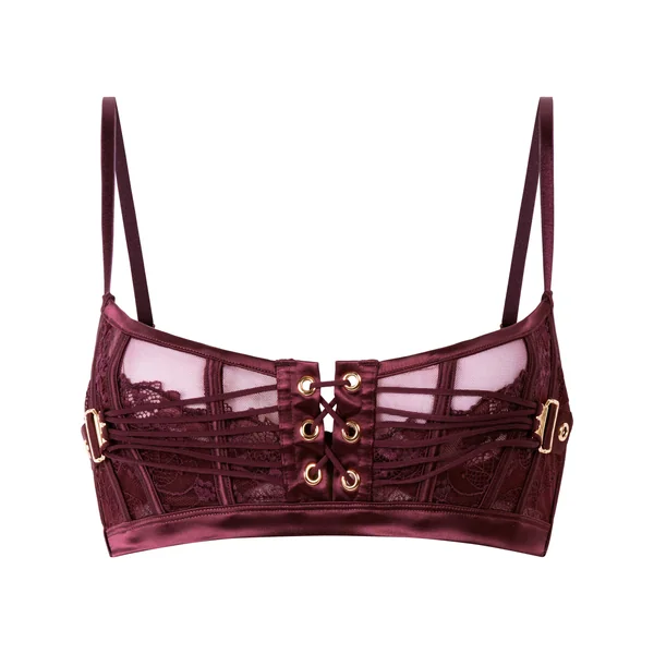 Soutien-gorge non rembourré longline Avela - Rouge