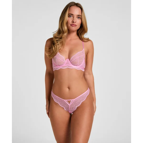 Soutien-gorge non-rembourré à armatures Isabelle - Rose