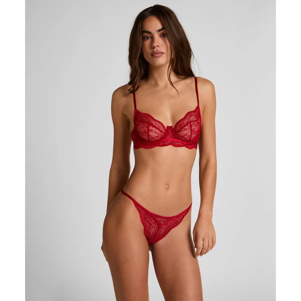 Soutien-gorge non-rembourré à armatures Isabelle - Rouge