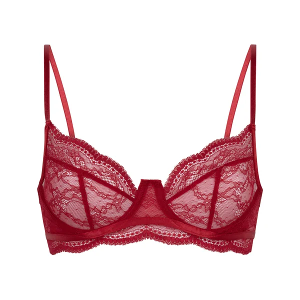 Soutien-gorge non-rembourré à armatures Isabelle - Rouge