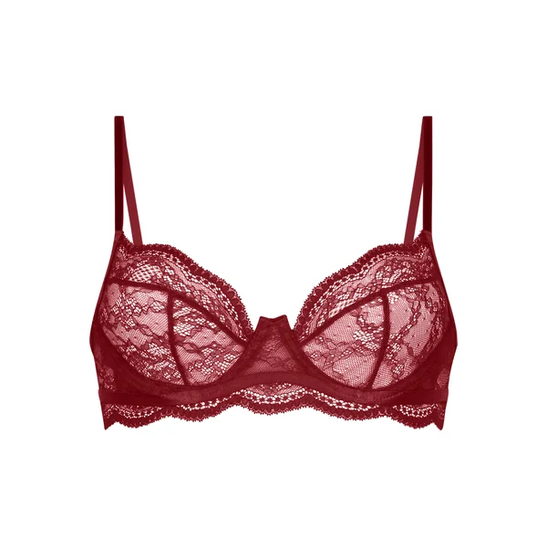Soutien-gorge non-rembourré à armatures Isabelle - Rouge