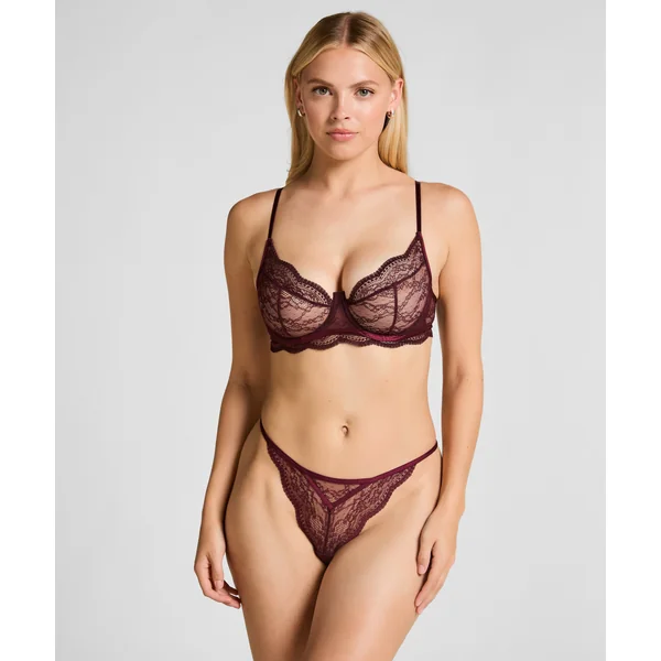 Soutien-gorge non-rembourré à armatures Isabelle - Rouge
