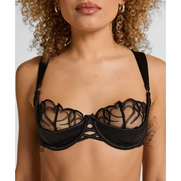 Soutien-Gorge Olivia Armatures Sans Rembourrage - Noir