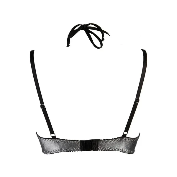 Soutien-gorge ouvert argent V-9481