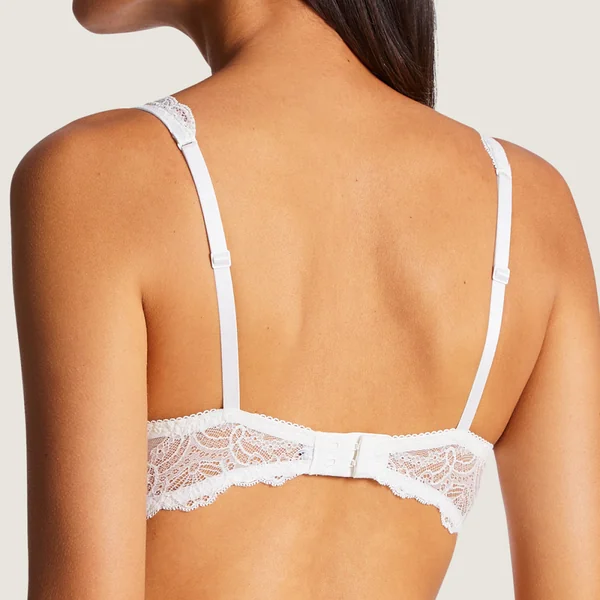 Soutien-gorge plongeant armatures Aubade DANSE DES SENS opale en dentelle Aubade Danse Des Sens