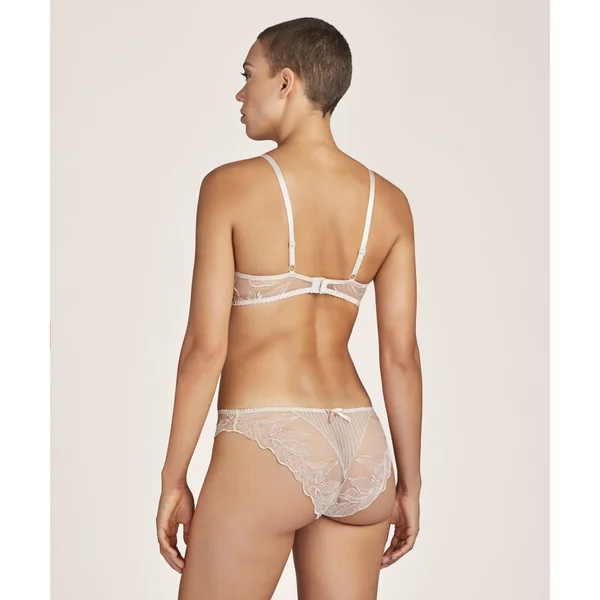 Soutien-gorge plongeant armatures Aubade FLEUR DE TATTOO nude Aubade