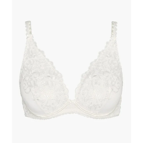 Soutien-gorge plongeant armatures Aubade POUR TOUJOURS - Blanc Aubade