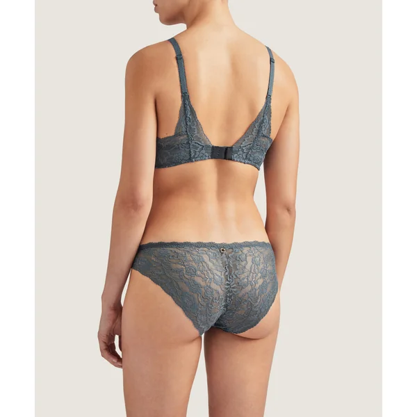 Soutien-gorge plongeant armatures Aubade ROSESSENCE gris Aubade