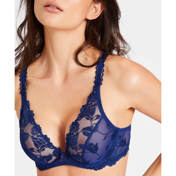 Soutien-gorge Plongeant Armatures Aubade SOFTESSENCE bleu Aubade