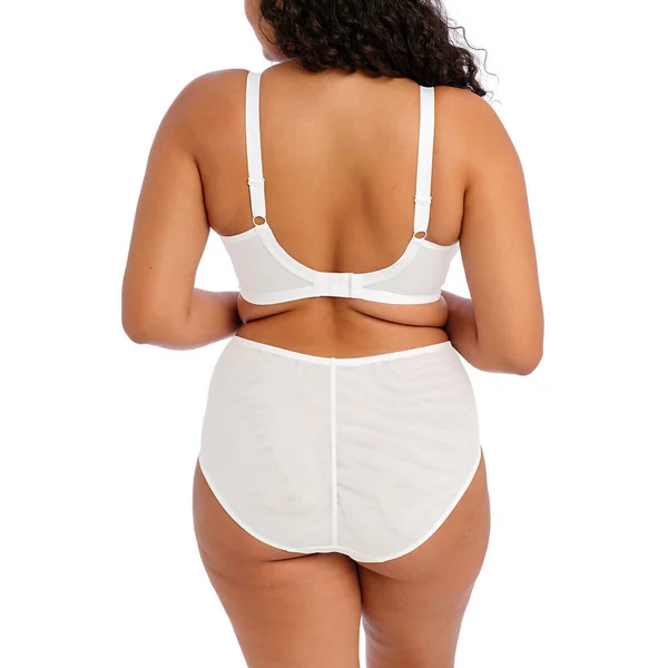 Soutien-gorge plongeant armatures - Blanc en nylon Elomi