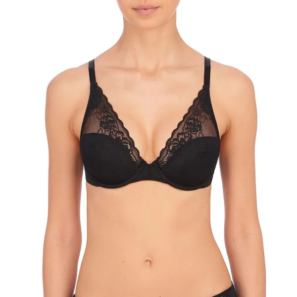 Soutien-gorge plongeant armatures bretelles interchangeables - Noir Natori en nylon Natori