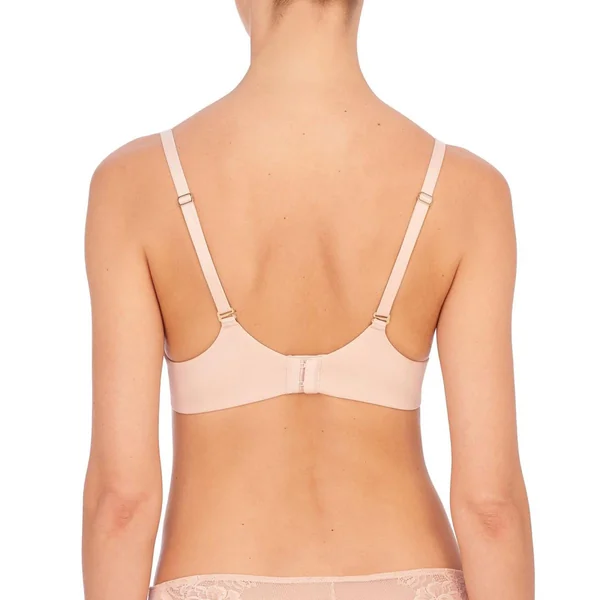 Soutien-gorge plongeant armatures bretelles interchangeables - Rose Natori en nylon Natori