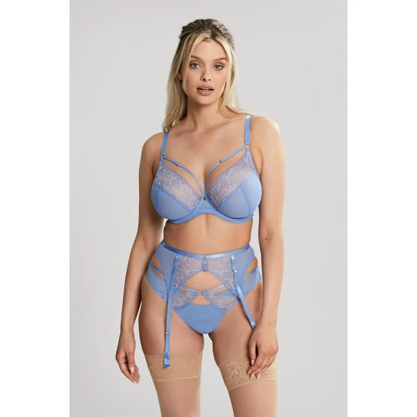 Soutien-Gorge Plongeant armatures Cléo by Panache Valentina Bleu Cleo by Panache