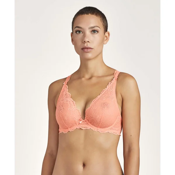 Soutien-gorge plongeant armatures en dentelle - Orange Aubade Danse des Sens Aubade Danse Des Sens