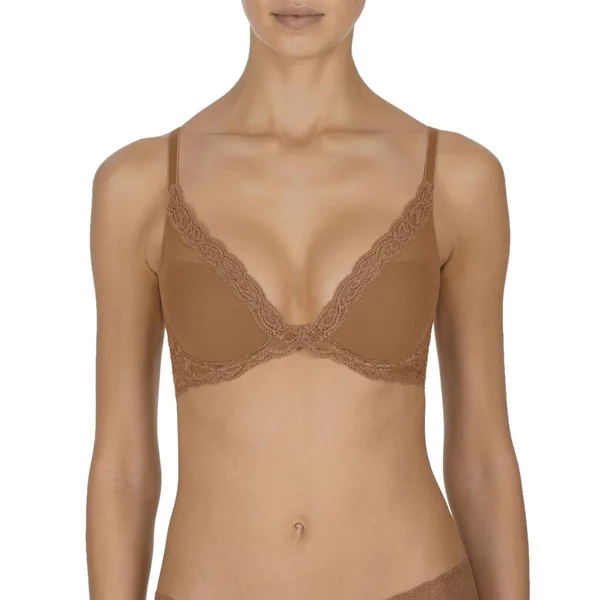 Soutien-gorge plongeant armatures - Marron Natori Natori
