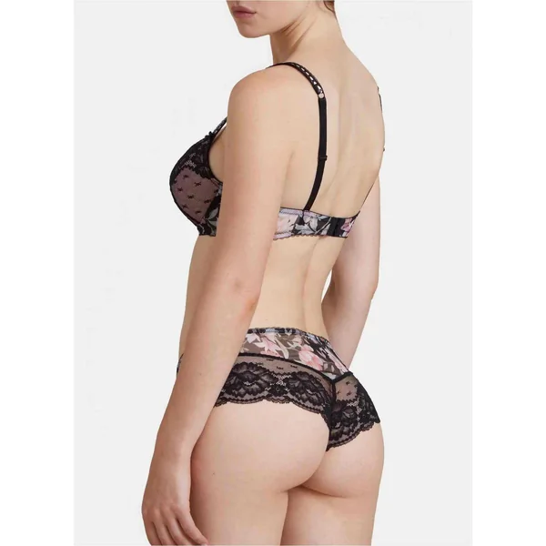 Soutien-gorge plongeant armatures Noir Aubade Magic Garden Aubade