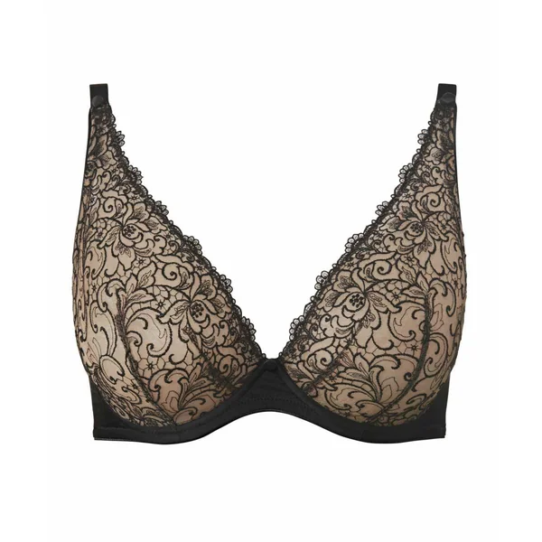 Soutien-gorge plongeant armatures - Noir Aubade Miss Karl Aubade