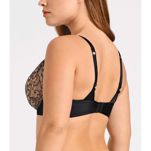 Soutien-gorge plongeant armatures - Noir Aubade Miss Karl Aubade