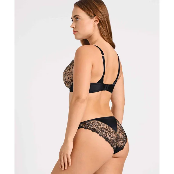 Soutien-gorge plongeant armatures - Noir Aubade Miss Karl Aubade