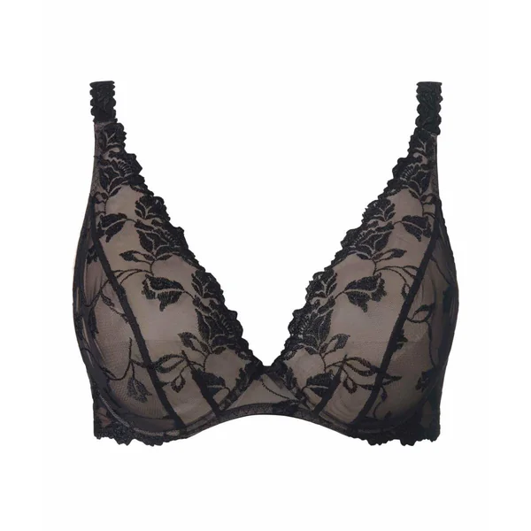 Soutien-gorge plongeant armatures Noir - Aubade Softessence Aubade