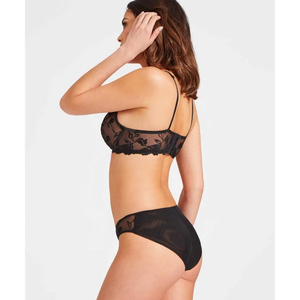 Soutien-gorge plongeant armatures Noir - Aubade Softessence Aubade