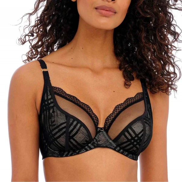 Soutien-gorge plongeant armatures - Noir FREYA FATALE Freya