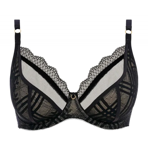Soutien-gorge plongeant armatures - Noir FREYA FATALE Freya