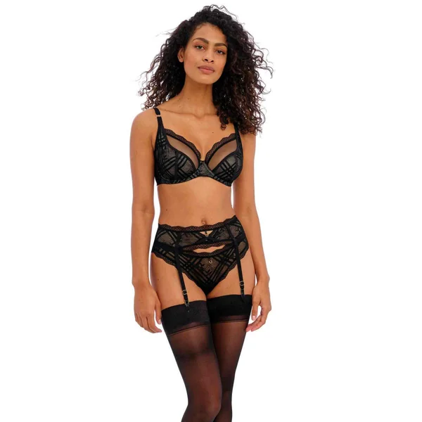 Soutien-gorge plongeant armatures - Noir FREYA FATALE Freya
