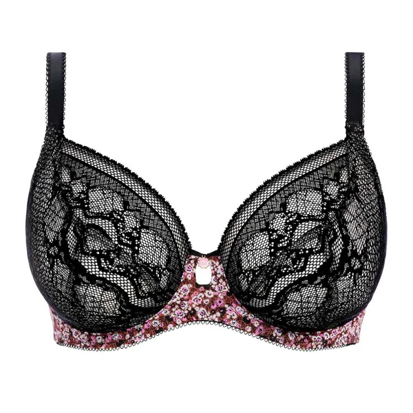 Soutien-gorge plongeant armatures - Noir INFINITY FIELDS Freya