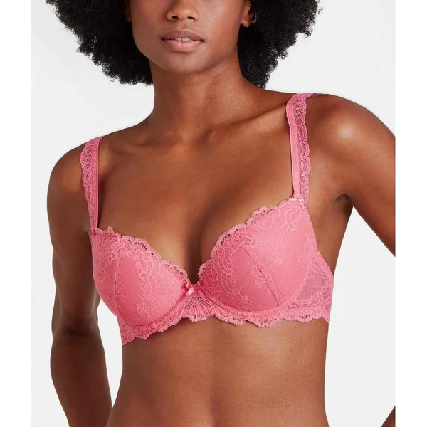 Soutien-gorge plongeant armatures Rose Aubade Danse des Sens Aubade