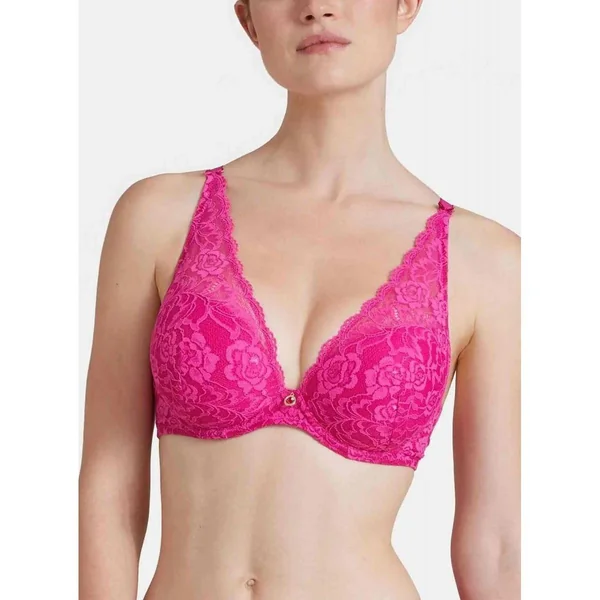 Soutien-gorge plongeant armatures Rose Aubade ROSESSENCE Aubade