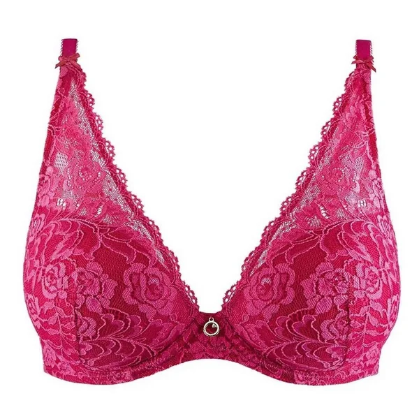 Soutien-gorge plongeant armatures Rose Aubade ROSESSENCE Aubade