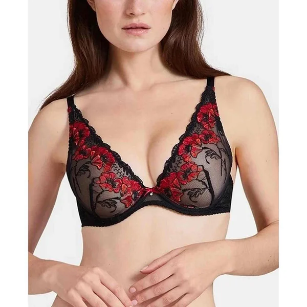 Soutien-gorge plongeant armatures Rouge Aubade Aubade
