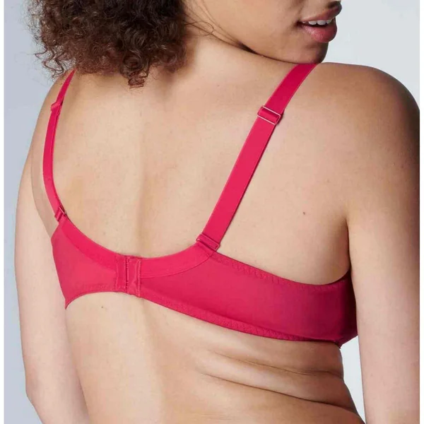 Soutien-gorge plongeant armatures - Rouge Simone Pérèle Simone Pérèle