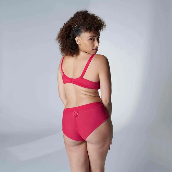 Soutien-gorge plongeant armatures - Rouge Simone Pérèle Simone Pérèle