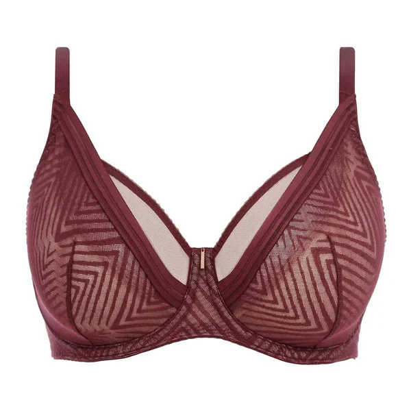 Soutien-gorge plongeant armatures - Rouge TAILORED Freya