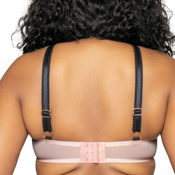 Soutien-gorge plongeant armatures Scantilly HEART THROB rose Scantilly