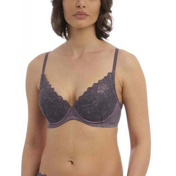 Soutien-gorge plongeant armatures Wacoal Lingerie Gris en nylon Wacoal lingerie